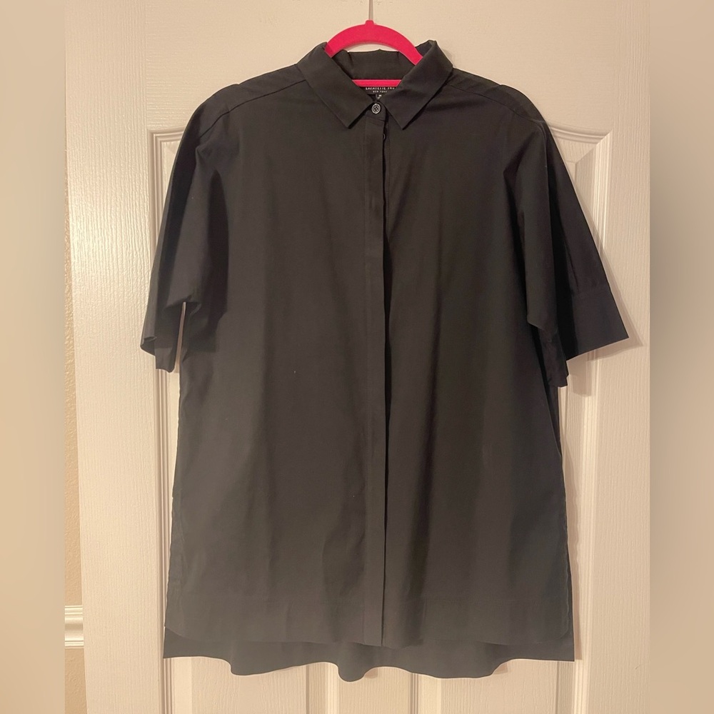 Lafayette 148 Short Sleeve Blouse